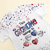 Personalized This Grandma Belongs To Sweet Heart Grandkids 4th Of July 3D T-shirt NTN21JUN23NY1