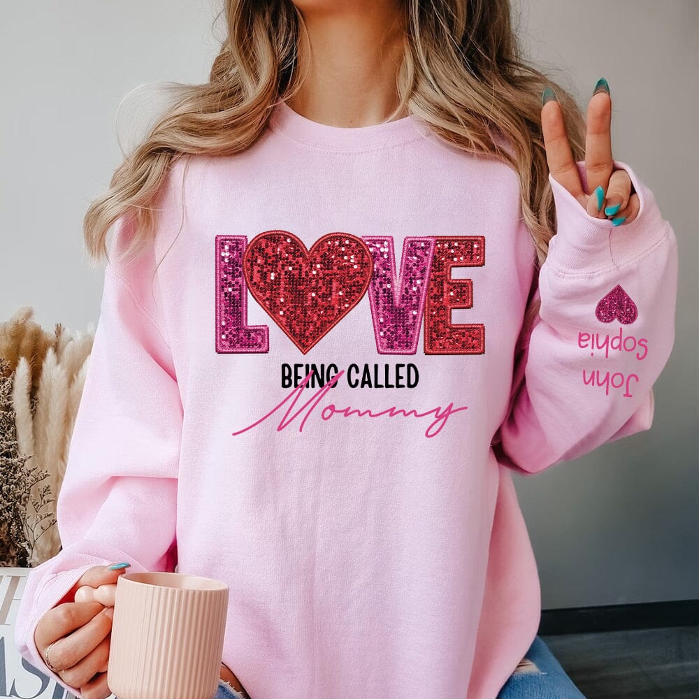 Personalized Printed Sweatshirt - Love Being Called Grandma - NTD20DEC23NY1 2d sweatshirt HumanCustom - Unique Personalized Gifts Made Just for You 