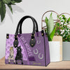 Love Horse Breeds Hoofprint Leather Pattern Personalized Leather Handbag NVL11JUL23NY1
