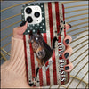 Love Horse Breeds American Flag Patriotic 4th of July Customized Phone Case LPL17MAY23NY1 Silicone Phone Case Humancustom - Unique Personalized Gifts