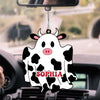 Funny Cow Ghost Cattle Farm, Love Cow Holstein Personalized Car Ornament LPL14JUL23NY2