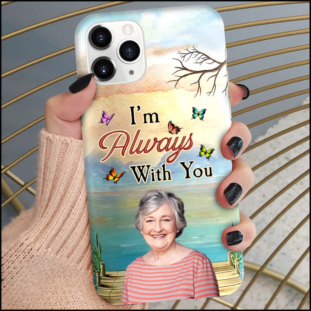 I'm Always With You - Personalized Photo Custom Phone Case - NTD25DEC23NY1 Silicone Phone Case HumanCustom - Unique Personalized Gifts Made Just for You 