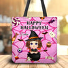 Happy Halloween Pink Spider Silk Kid Tote Bag PNM09AUG23NY2