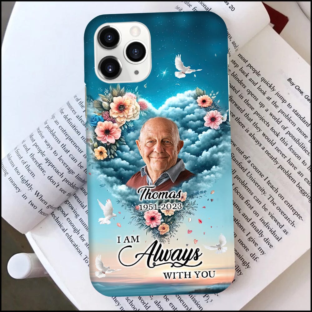 Personalized Memorial Silicon Phone Case Custom Photo - NTD12DEC23NY1 Silicone Phone Case HumanCustom - Unique Personalized Gifts Made Just for You 