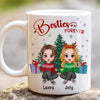 Pretty Doll Besties Forever Personalized Mug NVL22NOV23NY1 White Mug HumanCustom - Unique Personalized Gifts Made Just for You 11OZ