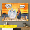 Personalized I'Ll Never Left You Canvas Hp Pm-15Ct46 Dreamship 12x8in