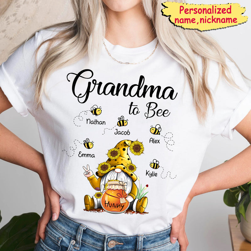 Grandma To Bee Hunny Personalized Shirt NVL26MAR24CT1 - HumanCustom -  Unique Personalized Gifts Made Just for You