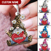 Gnome With Heart Custom Name Keychain NLA18JAN22NY2 Personalized Gift For Women Acrylic Keychain Humancustom - Unique Personalized Gifts