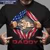 4th Of July Grandpa Daddy Hand To Hand - Father's Day Gift Personalized Shirt NVL07MAY24CT1