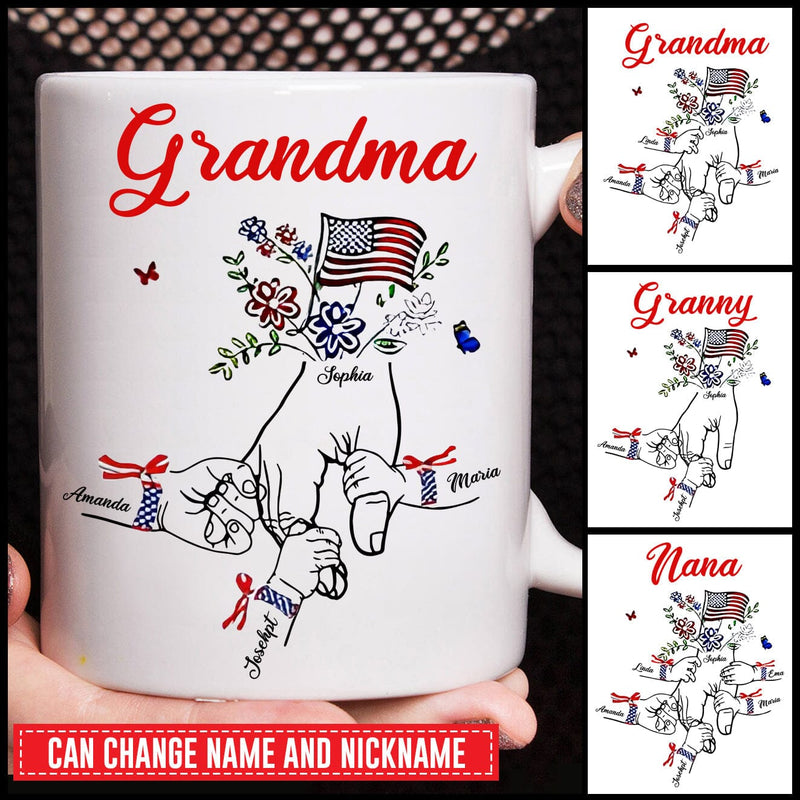 Discover Personalized 4th of July Independence Day - Personalized Mug - Gift For Grandma, Mom