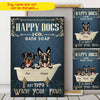 Personalized Happy Dogs Canvas Tdh | Hqt-15Ct02 Canvas Dreamship