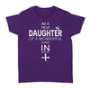 I'm a proud daughter of a wonderful dad in heaven Woman Tee hqt16jun21dd2 Apparel Dreamship XS Purple