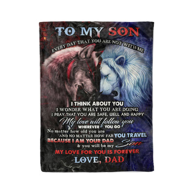 To My Son I Love You Td-21Tt001 Dreamship Small (30x40in)