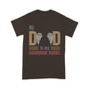 Customized My Dad Is My Guardian Angel T-Shirt Pm05Jun21Ct2 2D T-shirt Dreamship S Brown