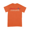 Customized Pirate Dad I Be The Captain Of This Here Crew T-Shirt Pm10Jun21Vn2 2D T-shirt Dreamship S Orange