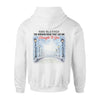 God Blessed The Broken Road That Led Me Straight To You Couple Walking in Winter Custom Hoodie White Hoodie Dreamship