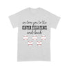 Customized We Love You To The Center Field Fence And Back T-Shirt Pm01Jun21Ct5 2D T-shirt Dreamship S Ash