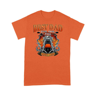 Customized Best Dad Ever T-Shirt Hqd05Jun21Xt5 2D T-shirt Dreamship S Orange