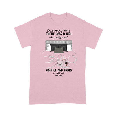 Personalized Dog And Girl There Was A Girl Standard T-Shirt Dhl-16Vn01 2D T-shirt Dreamship S Light Pink