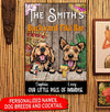 Personalized Dog Backyard Tiki Bar Canvas Hqd-15Xt008 Canvas Dreamship 16x24in