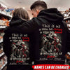 This Is Us A little bit Crazy A little bit Load a Whole Lot of Love Couple Skull Custom Hoodie Black Hoodie Dreamship S Black