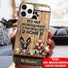 Personalized It'S Not Drinking Alone If The Dog Is Home Phonecase Phonecase Human Custom Store Iphone iPhone 7