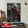Personalized This Is Us Biker Canvas Tdh | Hqt-15Sh005 Canvas Dreamship 8x12in