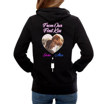 Personalized Till Our Last Breath-From Our First Kiss Hoodie Tdh | Hqt-16Tq003 Hoodies Dreamship