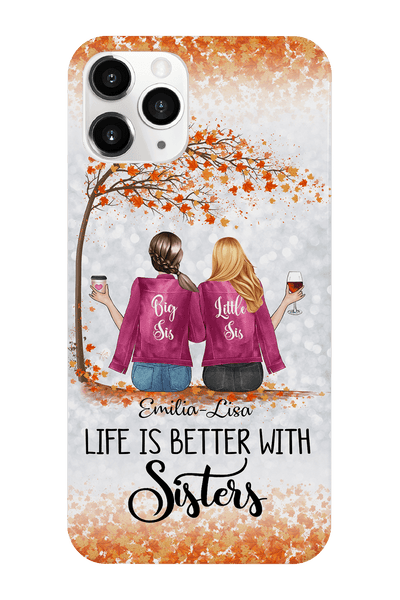 Personalized Life Is Better With Sisters Phone Case Phonecase FUEL Iphone iPhone 12 Pro