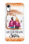 Personalized Life Is Better With Sisters Phone Case Phonecase FUEL Iphone iPhone Xr