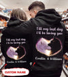 Till My Last Day, I'Ll Be Loving You Wolf Couple Personalized Hoodies Knv-16Dd Hoodies Dreamship S Black