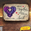 Personalized Name Dragon Couple Printed Metal Sign Knv-29Dd018 Printed Metal Sign Human Custom Store 30 x 45 cm - Best Seller