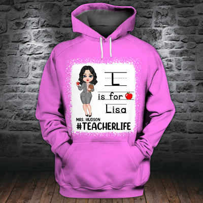 Personalized School Mascot Custom Teacher 3D Hoodie and Sweatshirt, Custom Gifts For Teacher HTN17JUL23NA1