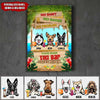 Tiki Bar Personalized Dogs Poster Nla-26Vn001 Poster Dreamship 12x16in