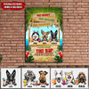 Personalized Tiki Bar (Custom) Dogs Printed Metal Sign Nla-29Vn001 Metal Sign Human Custom Store 30 x 45 cm - Best Seller