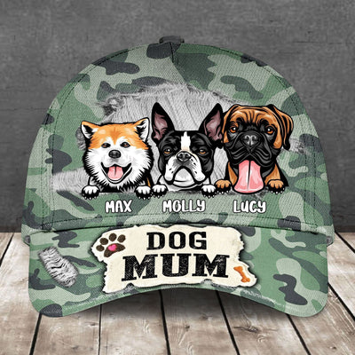 Dog Mum & Dog Dad Personalized Cap Baseball Cap Human Custom Store