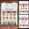 Day without my grandkids is like a day without sunshine Personalized T-shirt Apparel FantasyCustom