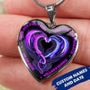 From Our First Kiss Till Last Breath Dragon Couple Heart Necklace Couple Gift Jewelry ShineOn Fulfillment