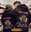 The King & Queen You and Me We Got This Couple Custom Hoodie NTK Black Hoodie Dreamship S Black