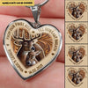 Personalized From Our First Kiss Till Our Last Breath Deer Couple Heart Necklace Ntk10jan22vn2 Jewelry ShineOn Fulfillment