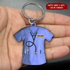 Personalized Nurse Scrubs - Gift for nurse Acrylic Keychain Ntk13dec21va1 AcrylicKeychain Humancustom - Unique Personalized Gifts
