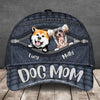 Dog Mom Denim Personalized Cap Baseball Cap Human Custom Store