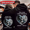 From Our First Kiss Till Last Breath Demon and Angel Couple Valentine Gift Custom Hoodie Black Hoodie Dreamship S Black