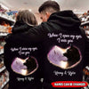 Personalized When I Open My Eyes, I Close My Eyes Wolf Love Hoodie Pht Dreamship S Black
