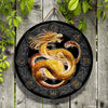 Dragon Wood Sign Pht-31Vn002 Wood Sign Human Custom Store 12x12in