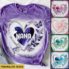 Grandma, Mom, Nana Heart Butterfly Kids - Personalized 3D T-Shirt NTN05MAY23NA1 3D T-shirt Humancustom - Unique Personalized Gifts