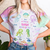 This Grandma Belongs to Cute Sea Creatures Ocean Bed Personalized 3D T-shirt CTL02MAY24CT1