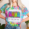 Grandma Nana Gigi Scribble Doodle Bright Paisley Personalized 3D T-shirt HTN23APR24CT1