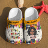 Colorful Crayon Teach Love Inspire Cute Pretty Doll Teacher Personalized Clog Perfect Teacher's Day Gift HTN03APR24CT2