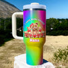 Grandma Bear I Love Being Called Grandma Rainbow Color Personalized 40Oz Tumbler With Straw VTX29MAR24CT1